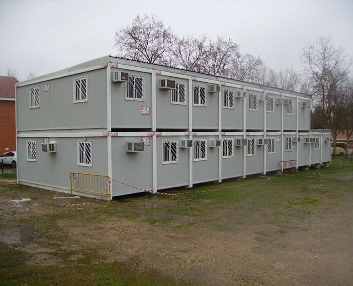 EUROPA PREFABRI- Campamento modular en doble altura