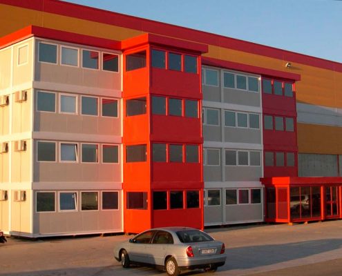 EUROPA PREFABRI- Oficinas realizadas con un edificio modular