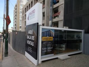 Modulo prefabricado sala de ventas